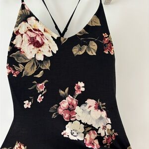 Windsor Black Floral Bodysuit